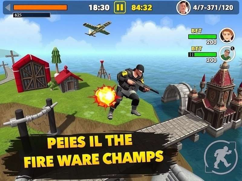 Intense combat in Fire Warfare Champs Fire Warfare Champs Gameplay Screenshot